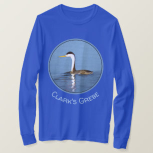 Clark Grebe Painting - Original Bird Art T Shirt