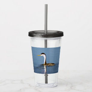 Clark Grebe Painting - Original Bird Art Take Away Mugg