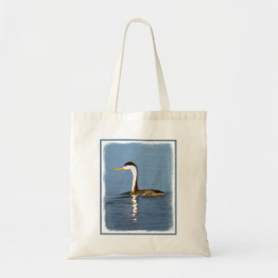 Clark Grebe Painting - Original Bird Art Tygkasse