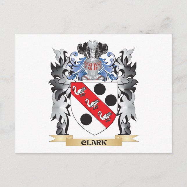 Clark Jackar om Arm - Family Crest Vykort (Framsida)