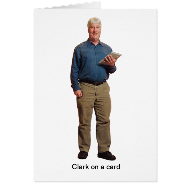 Clark på ett kort (Framsidan)