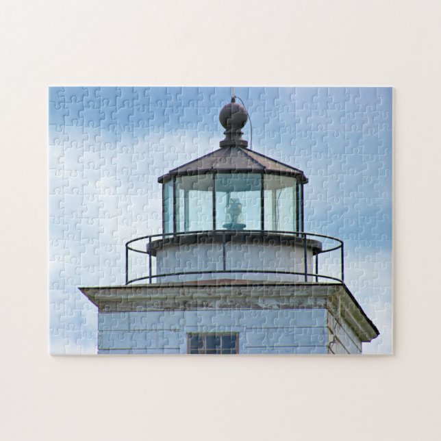 Clark Point Lighthouse, Mass Jigszawa Puzzle Pussel (Horisontell)