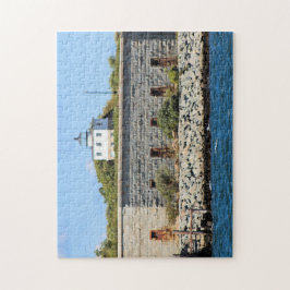 Clark Point Lighthouse, Mass Jigszawa Puzzle Pussel