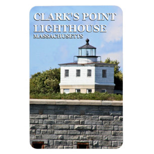 Clark Point Lighthouse Massachusetts FlexiMagnet Magnet