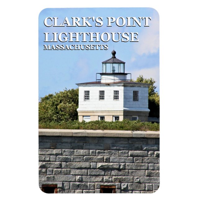 Clark Point Lighthouse Massachusetts FlexiMagnet Magnet (Vertikal)