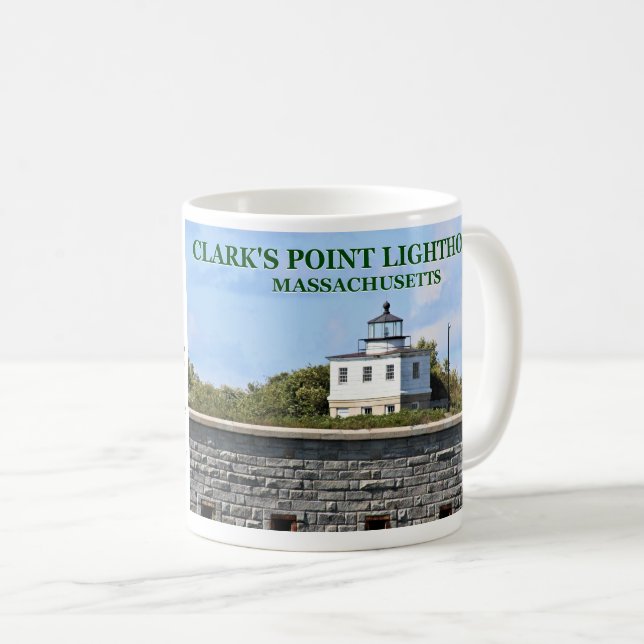 Clark Point Lighthouse, Massachusetts Mugg (Framsida höger)