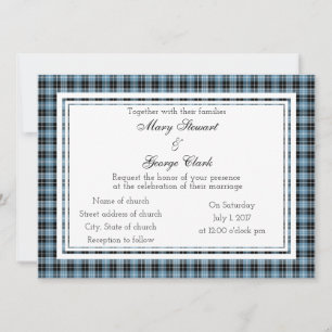 Clark Scottish Wedding-inbjudan Inbjudningar
