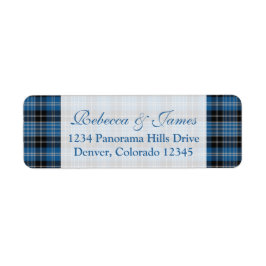 Clark Tartan Returetiketters Returadress Etikett
