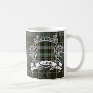 Clark Tartan Shield Kaffemugg