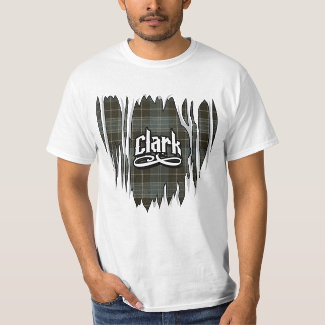 Clark Tartan T Shirt (Framsida)