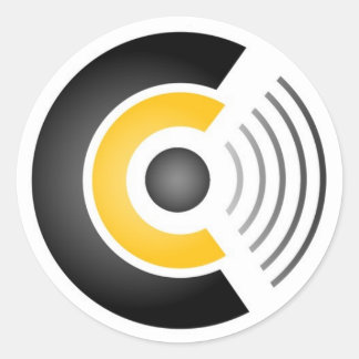 Clarkcast Stickers Runt Klistermärke