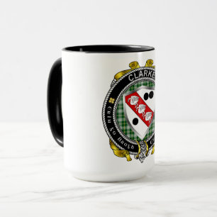 Clarke Irish Shield Badge Mugg