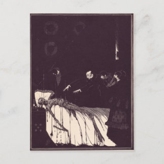 Clarke's Edgar Allan Poe Illustrations Vykort