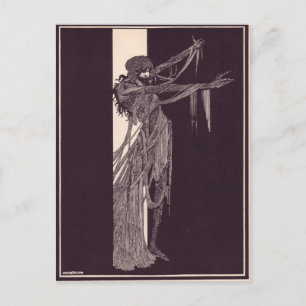 Clarke's Edgar Allan Poe Illustrations Vykort
