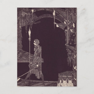 Clarke's Edgar Allan Poe Illustrations Vykort