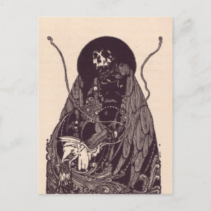 Clarke's Edgar Allan Poe Illustrations Vykort