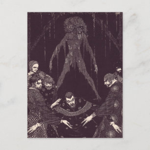 Clarke's Edgar Allan Poe Illustrations Vykort