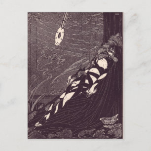 Clarke's Edgar Allan Poe Illustrations Vykort