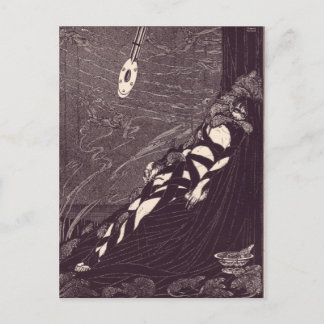 Clarke's Edgar Allan Poe Illustrations Vykort
