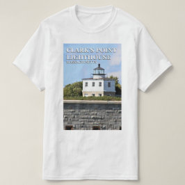 Clark's Point Lighthouse, Massachusetts T-shirt