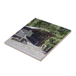 Clarkson Covered Bridge Alabama Kakelplatta