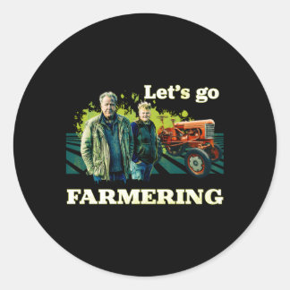 Clarkson's Farm Låt oss Go Farmering Runt Klistermärke