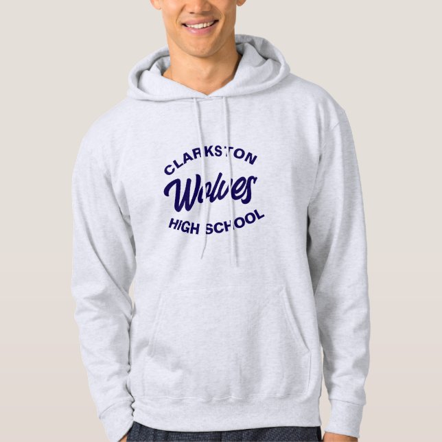 Clarkston High School Prated Hoodie (Framsida)