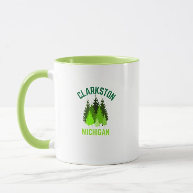 Clarkston Michigan Hometown Coffee Mugg (Vänster)