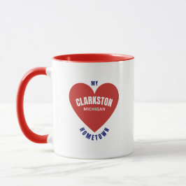 Clarkston Michigan Hometown Coffee Mugg