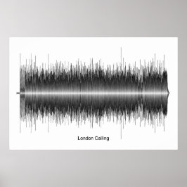 Clash London Calling Soundwave Art Poster