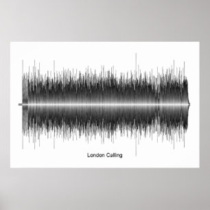 Clash London Calling Soundwave Art Poster