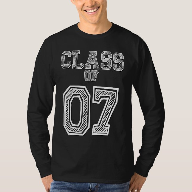 Class of 07  for Class of 2007 Reunion T Shirt (Framsida)