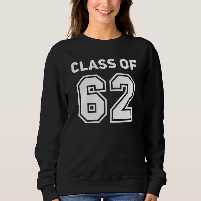 Class Of 1962 College Highschool Reunion Class Of  T Shirt (Framsida)