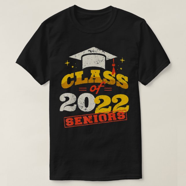 Class of 2022 Seniors  T Shirt (Design framsida)