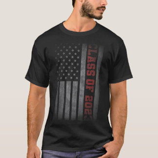 Class of 2023 Patriotic Distressed American Flag G T Shirt