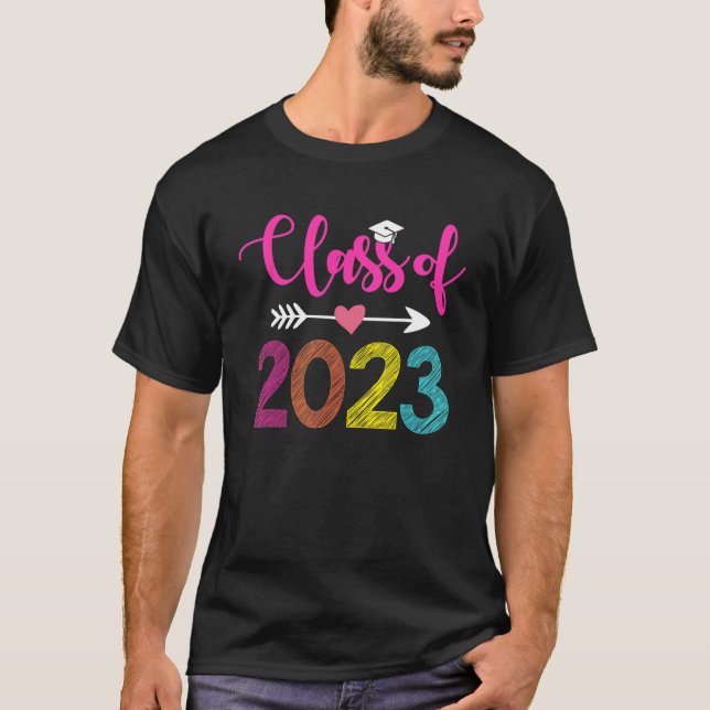 Class Of 2023  Pre K Graduate Preschool Graduation T Shirt (Framsida)