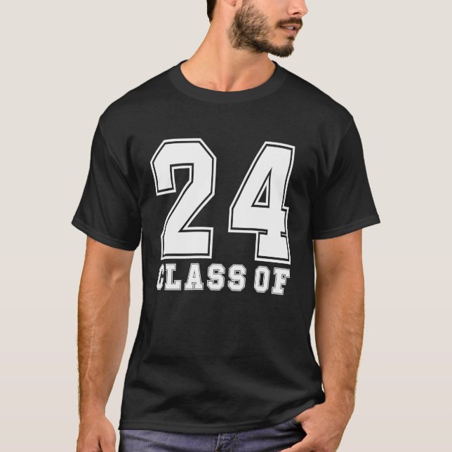 Class of 2024 Graduation Senior 2024 Graduate Scho T Shirt (Framsida)
