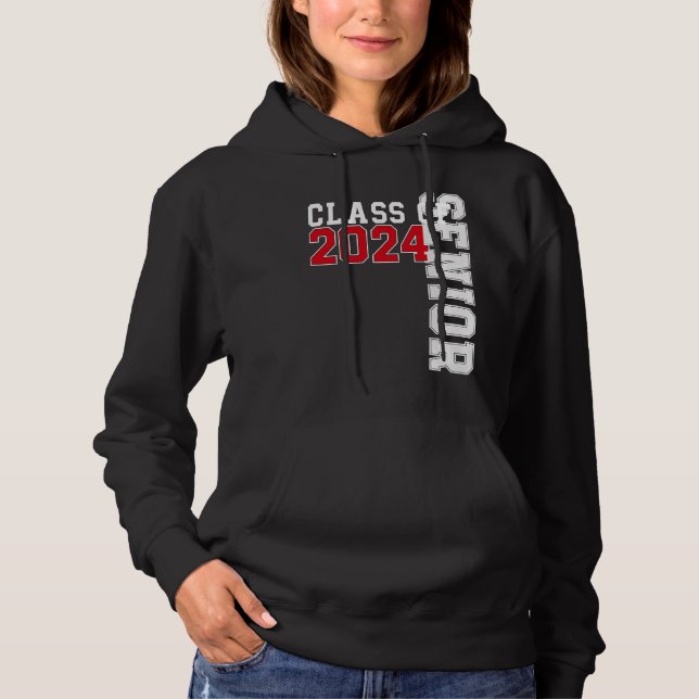 Class of 2024 Senior 24 High School Graduation 1 T Shirt (Framsida)