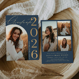 Class of 2026 Arch Photo Graduation Party Inbjudningar