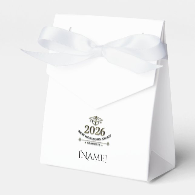 Class of 2026 Favor Box / Caja Graduación Presentaskar (Framsidan Sidan)