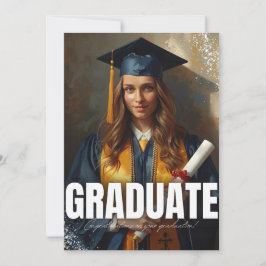 Class of 2026 Graduation Celebration Modern Inbjudningar