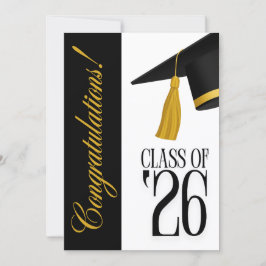 Class of 2026 Graduation Party Invitation Inbjudningar