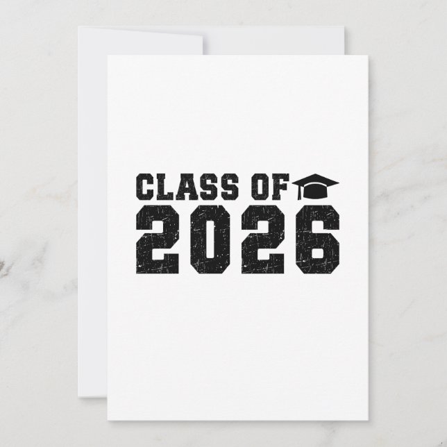 Class of 2026 inbjudningar (Framsida)