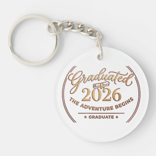 Class of 2026 Keychain / Adventure Begins (Framsidan)