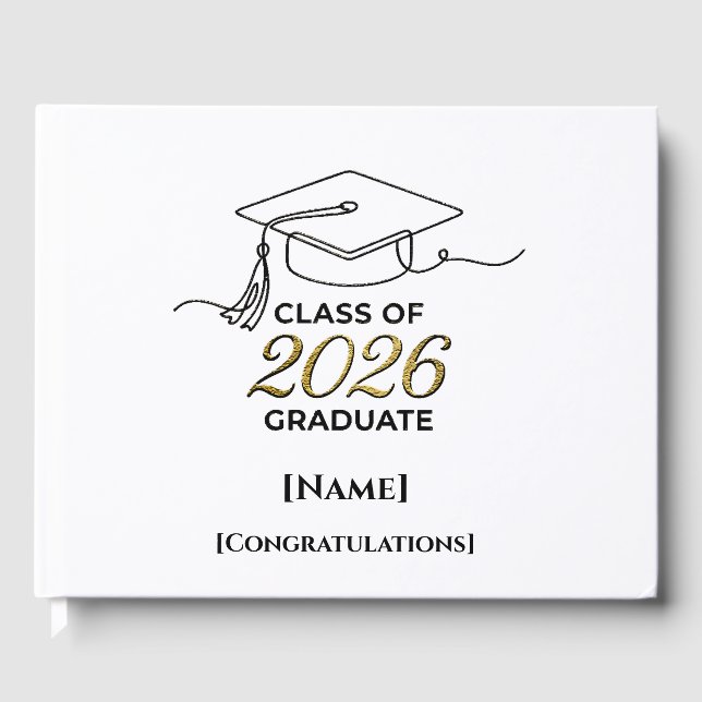 Class of 2026 / Libro de Visitas Graduación Gästböcker (Framsida)