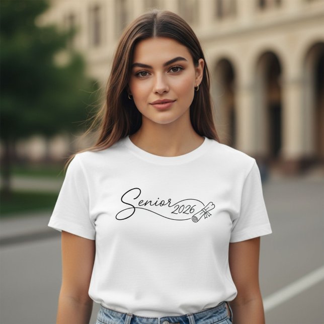 class of 2026 senior t shirt (Graduation T-Shirt)