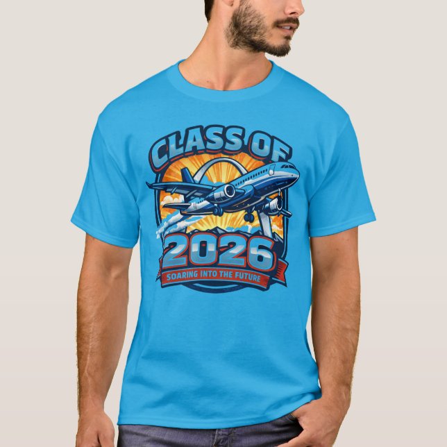 Class of 2026 - Soaring into the Future T Shirt (Framsida)