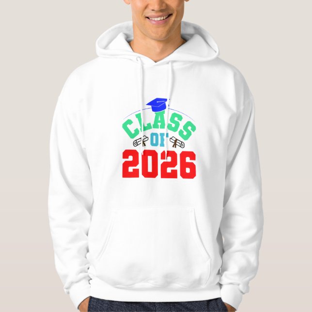  Class of 2026 Sweatshirt Senior  (Framsida)