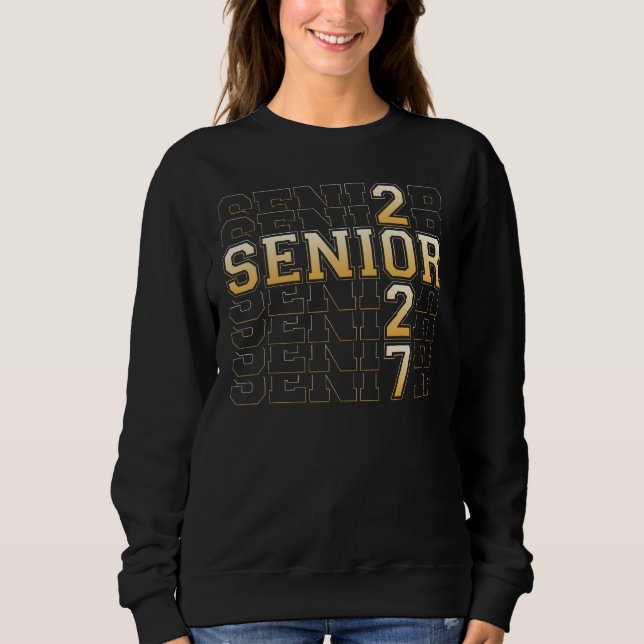 CLASS OF 2027 Graduation First Last Day Of School  T Shirt (Framsida)