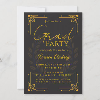 Class of 2027 Graduation Party Invite Inbjudningar